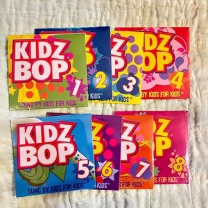 Y2K Full set of 8 Kidz Bop McDonalds Happy Meal CD LOT -- New & Sealed 2009